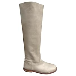 Autre Marque Botas Shabbies Amsterdam de piel beige