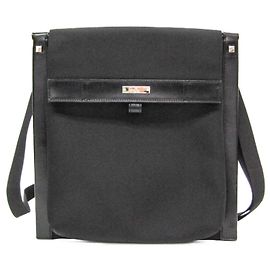 Borsa a spalla in nylon e pelle da donna Gucci 019 0424