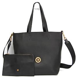 Bolsa de Ombro de Couro Medusa da Versace