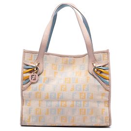 Fendi Kleine Multicolor Zucchino Tasche Braun