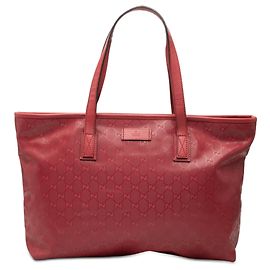 Rote Medium GG Imprime Tote von Gucci