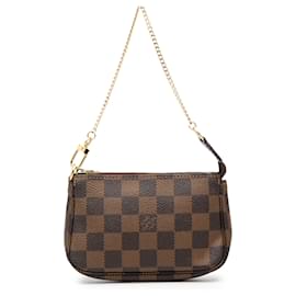 Louis Vuitton Brown Damier Ebene Mini Pochette Accessoires