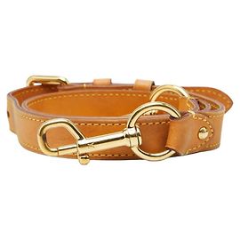 Bandoulière en cuir beige Louis Vuitton