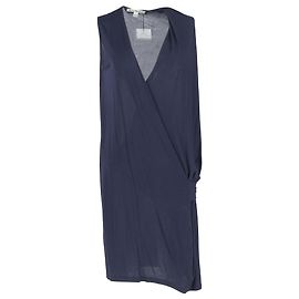 Vestido Natifa Acne Studios en Lyocell Azul Marino