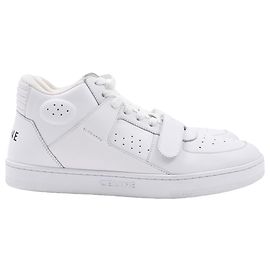 Céline Celine High Top CT. 02 Mid Sneakers aus weißem Leder