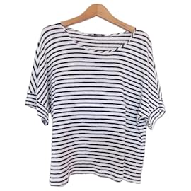 Autre Marque Camiseta ancha de algodón y lino Denham