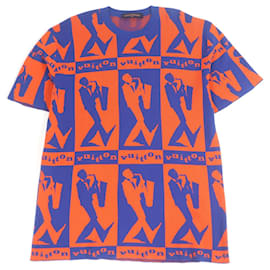 Camiseta de algodón de manga corta Louis Vuitton Jazz Flyer