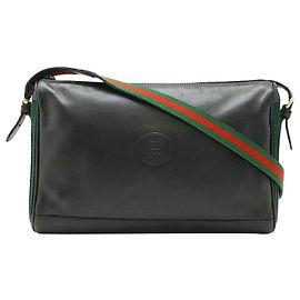 Gucci Borsa a tracolla in pelle nera