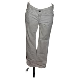 Galliano Slim Jeans White Cotton
