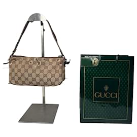 Borsa Mini Monogramma Vintage Gucci Beige Marrone