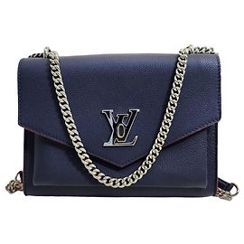 Louis Vuitton Borsa a spalla Myrachmi BB Marine Rose con catena