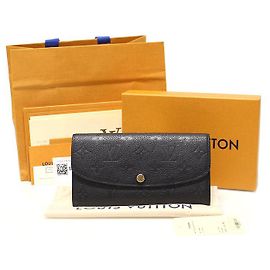 Louis Vuitton Monogram Empreinte Noir Emily Wallet