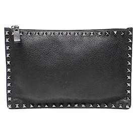 Pochette Clutch Rockstud Alce Nera - Valentino