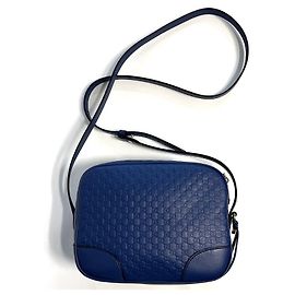 Gucci Borsa Disco Incrociata GG Shima Blu