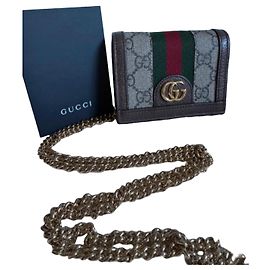 Gucci Ophidia Kettenbörse in Braun