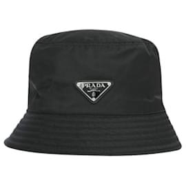 Gorra tipo bucket Re-Nylon Negra - Prada