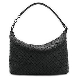 Bottega Veneta Borsa a spalla Intrecciato piccola nera