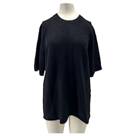 Kurzarmpullover in Schwarz "Raven" - Autre Marque