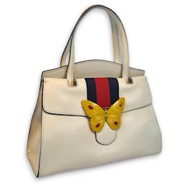 Gucci Butterfly Top Handle Medium Tote Bag