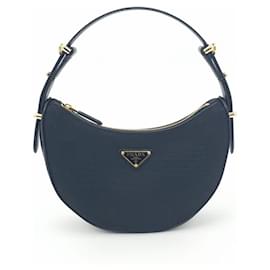 Borsa a Spalla in Re-Nylon e Pelle Spazzolata Arca - Prada