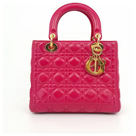 Lady Dior Mittel Rosa