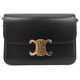 Piccola borsa a spalla in pelle lucida Tiny Triope - Céline