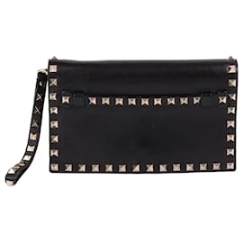Valentino Borsa clutch nera Rockstud piccola