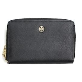 Tory Burch Black Saffiano Leather Wallet