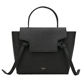 Sac Tote Nano Ceinture Noir ZVA - Céline