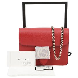 Gucci Borsa a tracolla con catena intrecciata