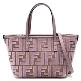 Mini borsa in jacquard di velluto - Fendi