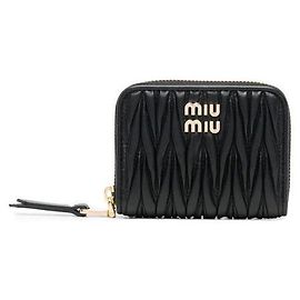 Miu Miu Monedero de cuero Napa