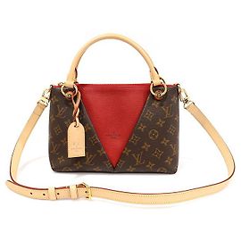 Louis Vuitton Borsa Tote BB in tela monogramma rossa
