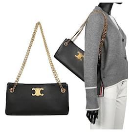 Zeitungs Triope Ketten Tasche - Céline