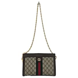 Gucci Borsa a Spalla Piccola Ophidia GG Supreme Chain