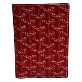 Goyard Molière Reisepass Wallet Rot