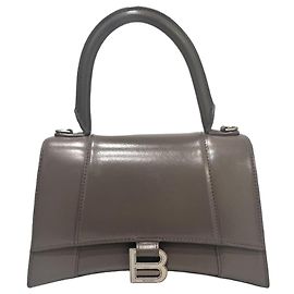 Balenciaga Hourglass Small Handtasche grau