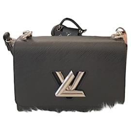 Twist MM Nero con Rifiniture Argentate - Louis Vuitton