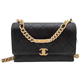 Chanel Borsa a tracolla CC Chain nera