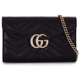 Gucci GG Marmont Borsa a Catena Nera Crossbody
