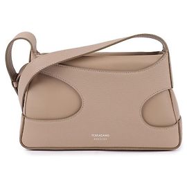 Salvatore Ferragamo Mini borsa a spalla con dettaglio a taglio