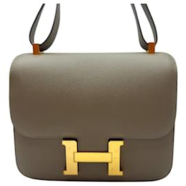 Constance Epsom Gold Klappentasche - Hermès