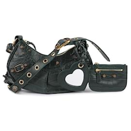 Balenciaga Borsa a Spalla in Coccodrillo