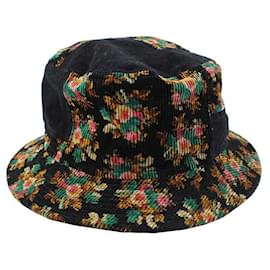 Samt Bucket Hat mit Mehrblumenmuster - Kenzo