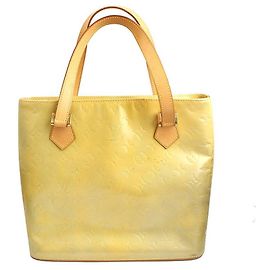Louis Vuitton Sac Tote Vernis Jaune