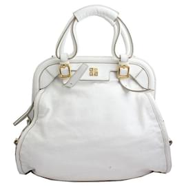 Weißer Leder-Tote und Schultertasche - Givenchy