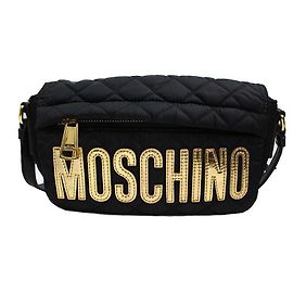 Moschino Borsa a tracolla matelassé nera