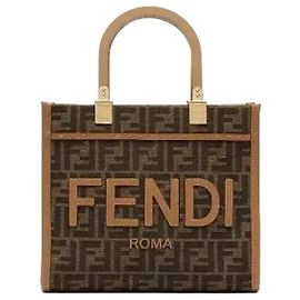 Fendi Borsa shopper in tessuto Sunshine Small ALVY