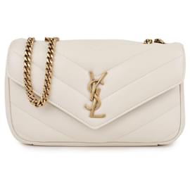 Borsa a spalla trapuntata con catena - Saint Laurent