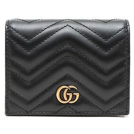 Gucci Cartera de tarjeta GG Marmont para mujeres